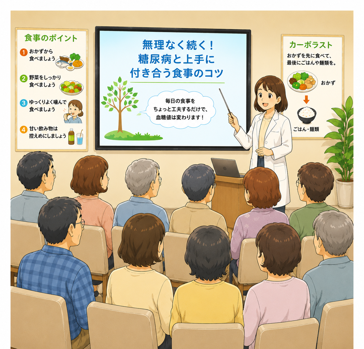 無理なく続く！糖尿病と上手に付き合う食事のコツ